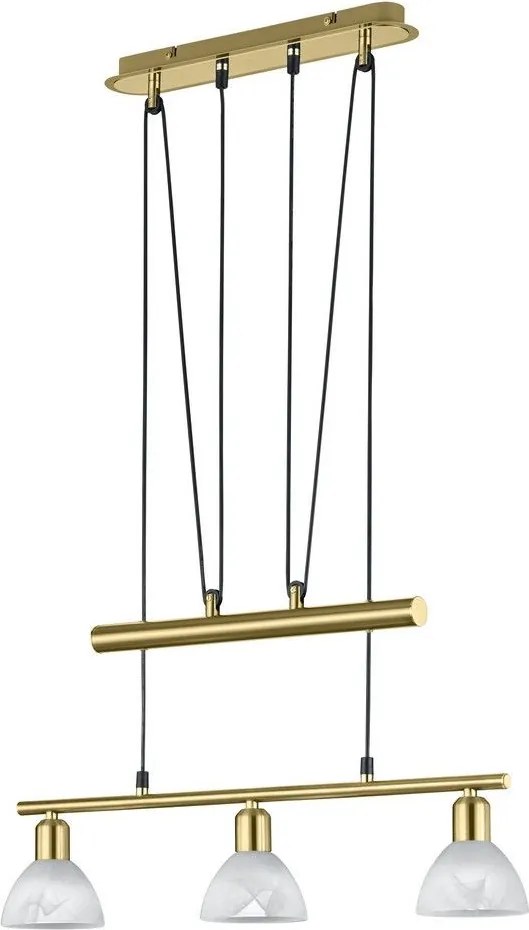 TRIO 371010308 LEVISTO Többágú Függesztett Lámpa Arany E14 IP20