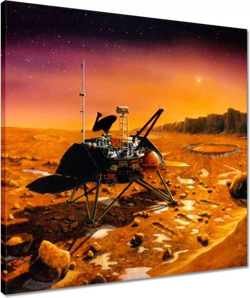 Vászonkép 50x50 Űrállomás