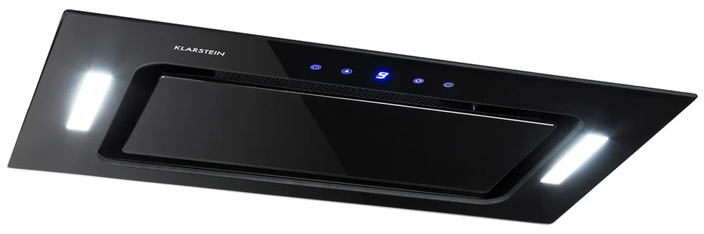 Hektor, páraelszívó, beépíthető, 52 cm, 530 m³/ó elszívó teljesítmény, LED, érintőképernyős, üveg