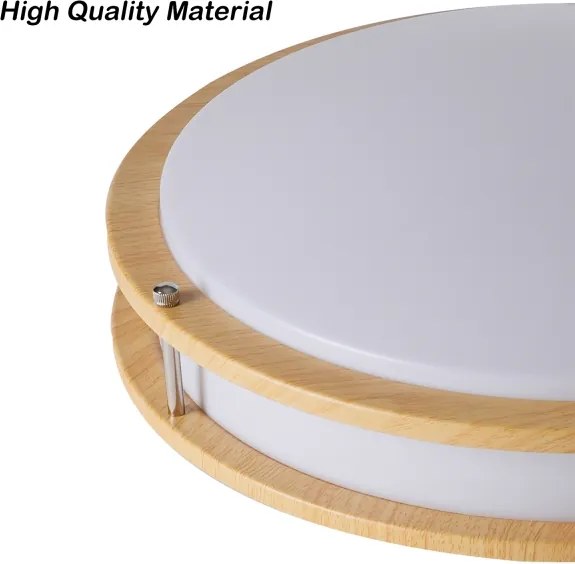 Brilagi - ELARO mennyezeti lámpatest 4xE27/40W/230V, átmérő 41 cm, fahatású dekor