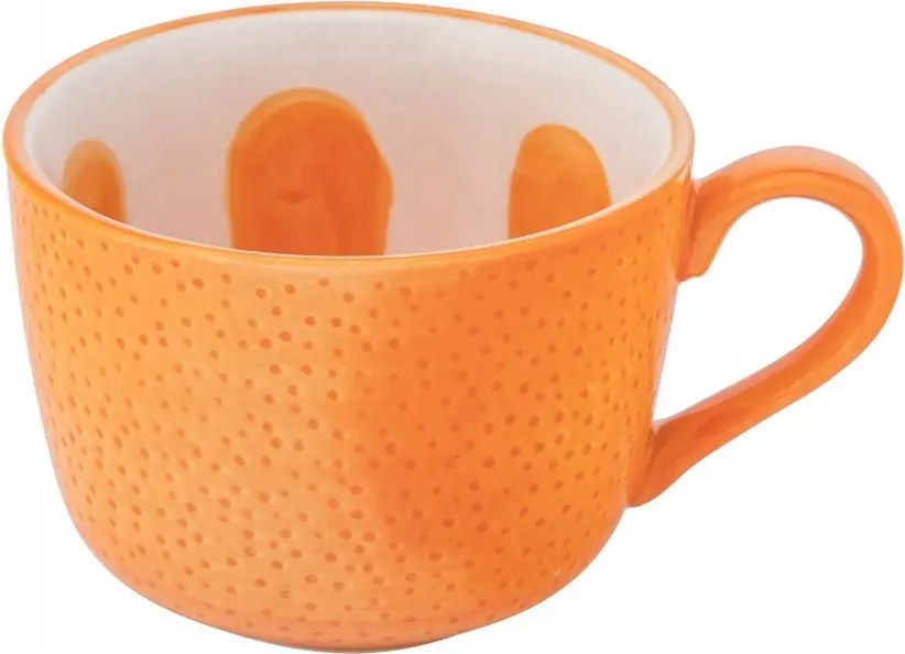 Kerámia kávés és teáscsésze Tropicana Narancs 470 ml