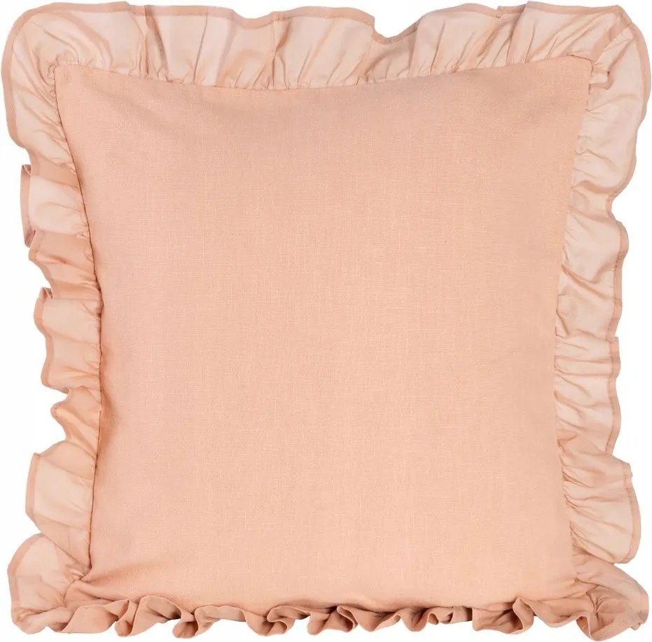 Dekoratív párnahuzat AVINION-8 45x45 világos rózsaszín