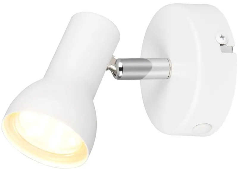 Fehér spotlámpa ø 8 cm Cantar – Trio