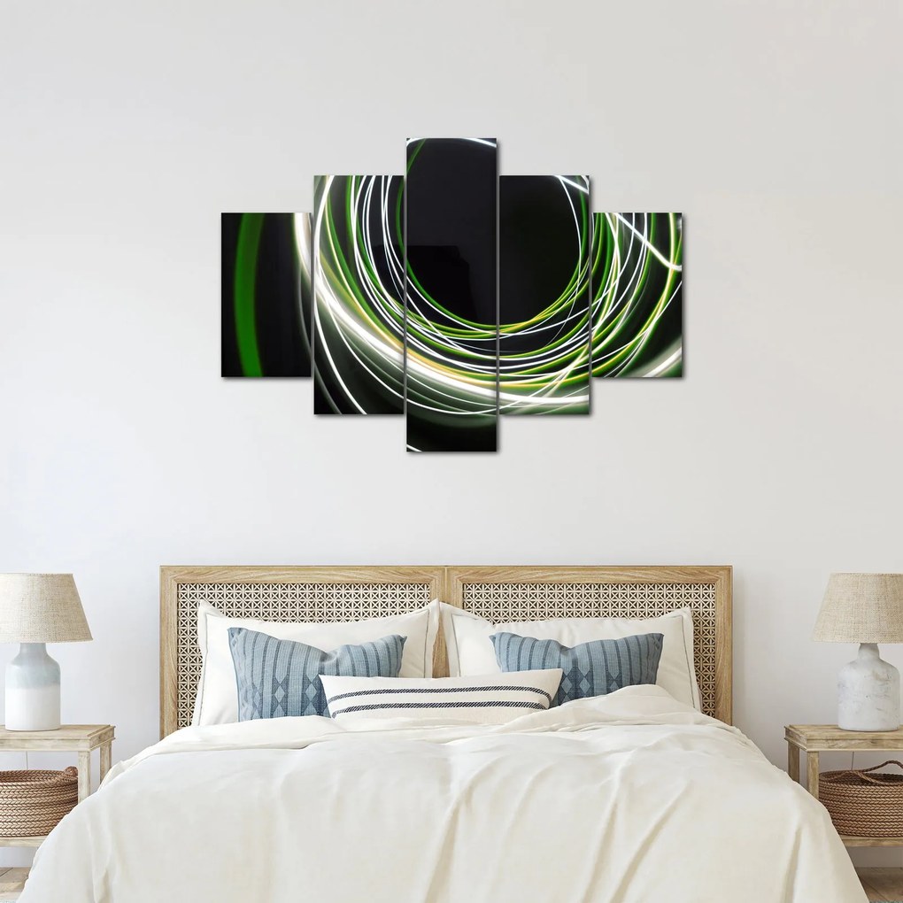 Kép zöld vonalak (150x105 cm)