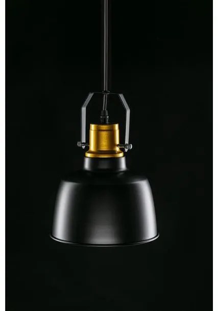 Lámpa Mennyezeti lámpatest MONROE,6958,AC220-240V,50/60Hz,1*E27,IP20,átmérő 22cm,egyes,fekete/arany