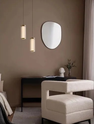 NOVA LUCE 9333213 ESSENZO antik réz LED függeszték lámpa – dimmelhető design világítás