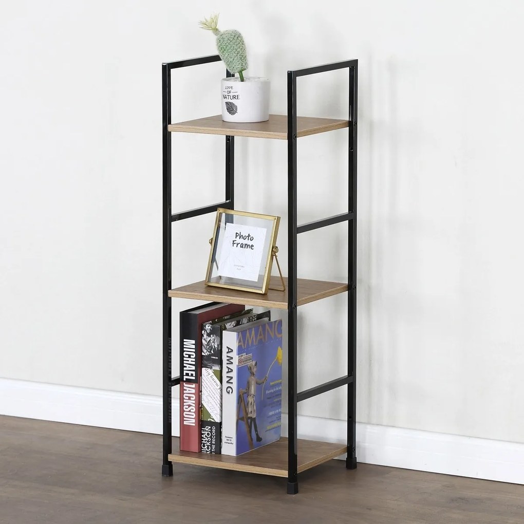 Polcos állvány GD-213 OAK Leik, 3 polc, 29,2 x 23,5 x 80,5 cm, 3 emelet