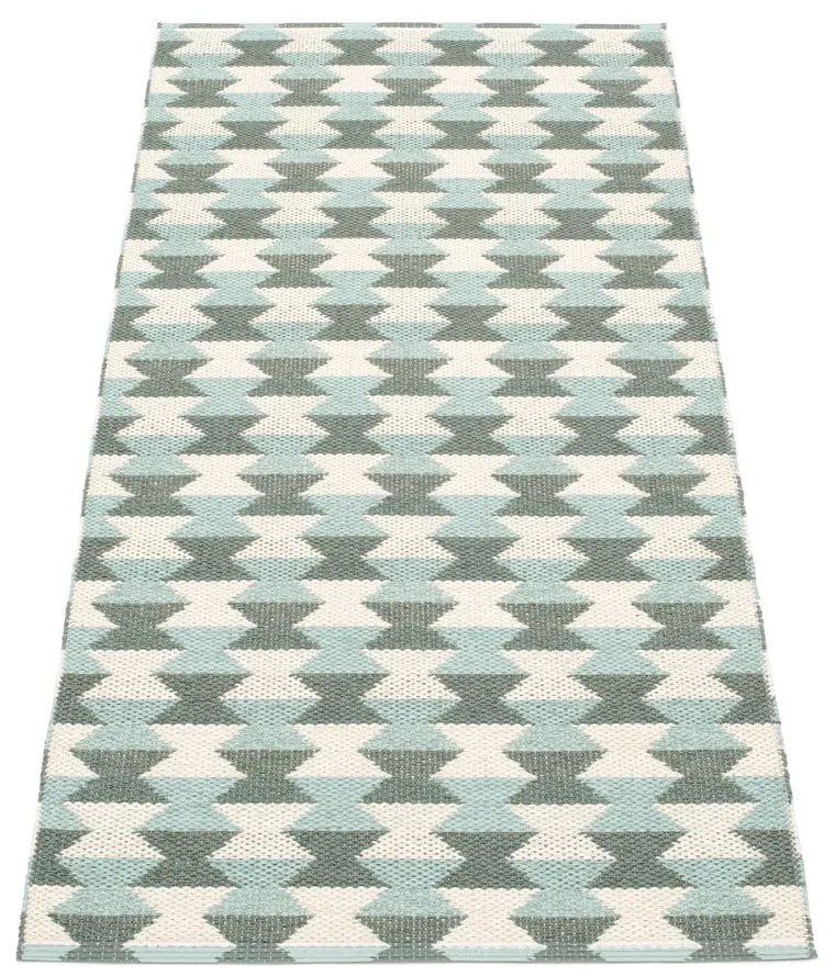 Zöld-türkiz kültéri-beltéri futószőnyeg 70x160 cm Dana Army – Pappelina