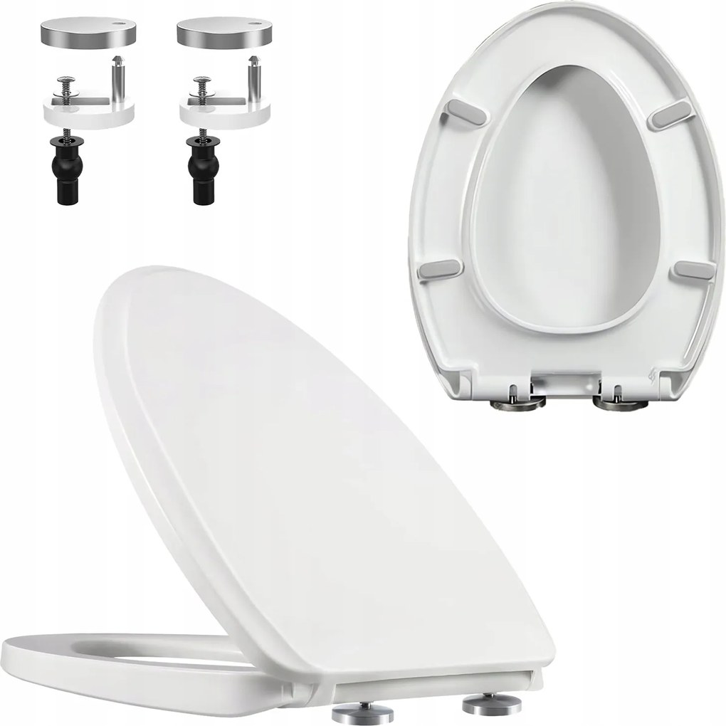 Wc-ülőke Szabadon Ereszkedő Univerzális Wc-ülőke Kemény Easy Clean