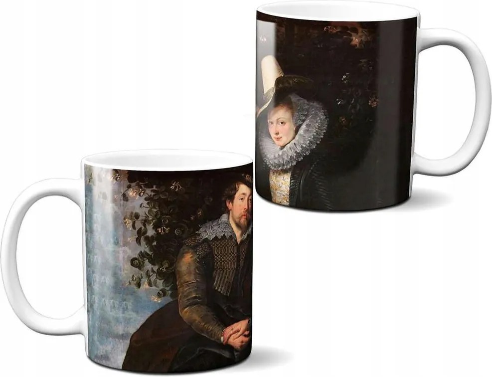 Bögre Önarckép első feleségével Izabella Brant Peter Paul Rubens