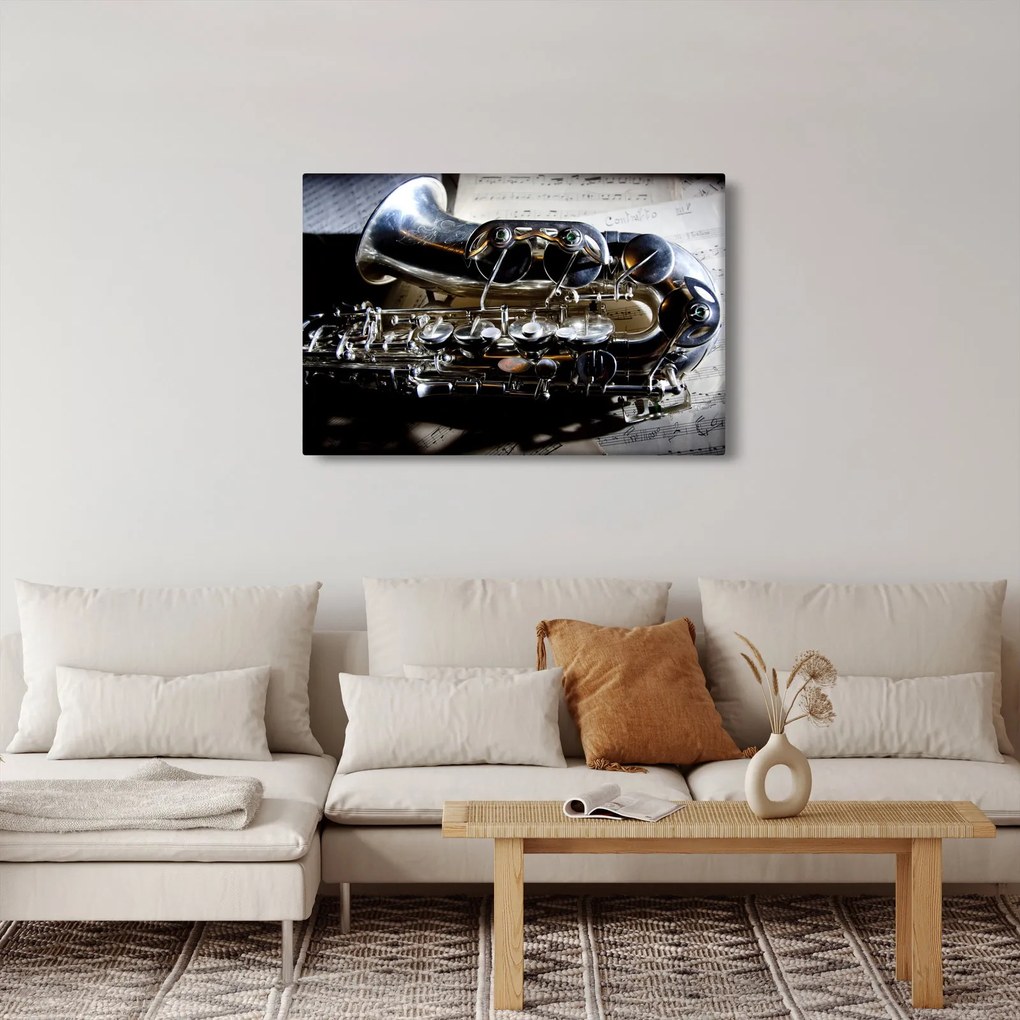 Kép - Szaxofon (90x60 cm)