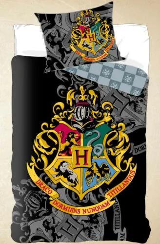 Harry Potter fekete Hogwarts ágyneműhuzat