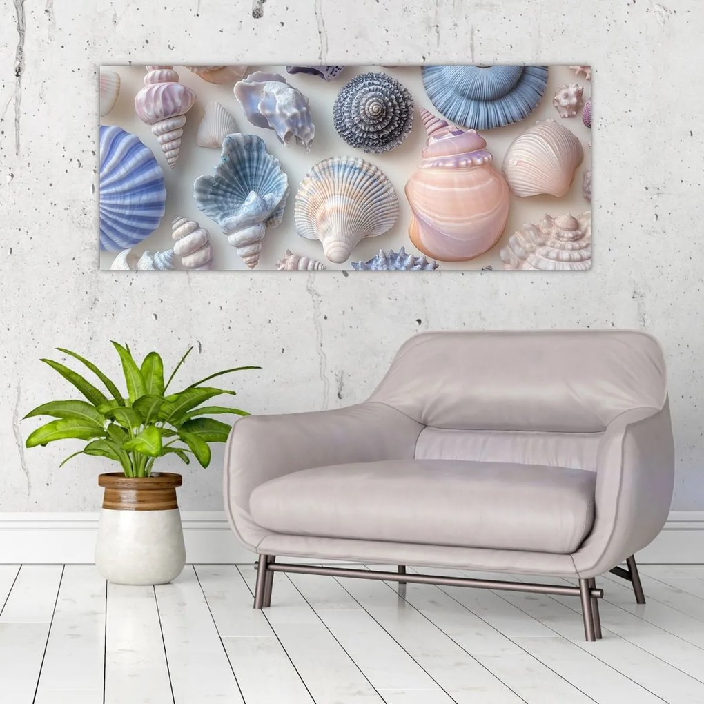 Kép - Kagylógyűjtemény (120x50 cm)