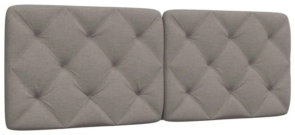 tópszínű szövet fejtámla párna 120 cm