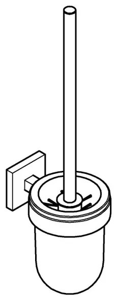 GROHE 409772430 - START CUBE WC-tisztítókészlet fekete