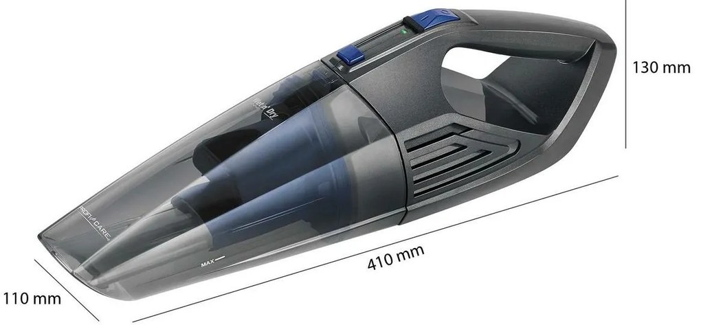 ProfiCare AKS 3034 kézi porszívó 2in1, szürke