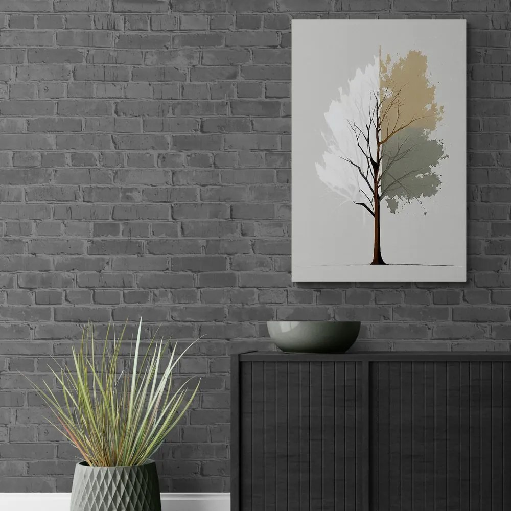 Kép minimalista többszínű fa