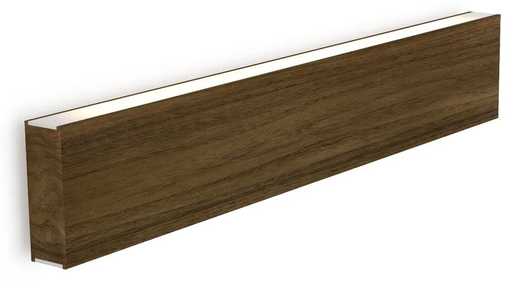 Fali lámpa LED120, külső meghajtó, szabályozható, többféle változat - TUNTO Modell: 200 mm-es tölgy, feketére pácolt, direkt és indirekt fény