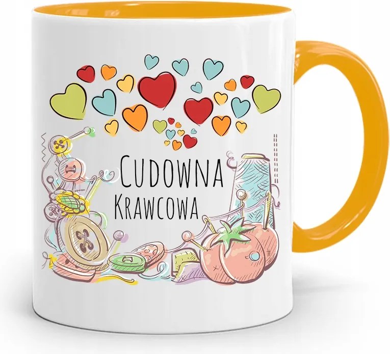 Sárga Bögre Varrónőnek Csodálatos Varrónő Nyomtatott Fényképpel