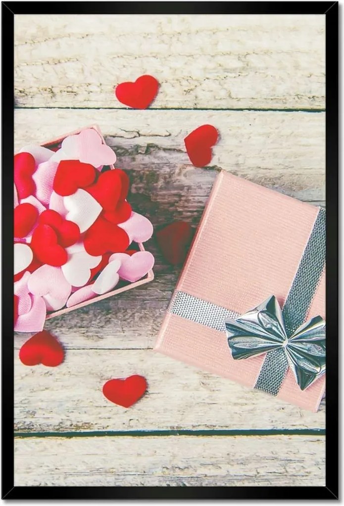Poszterek keretben 40x60 Nőnap Ajándék Love