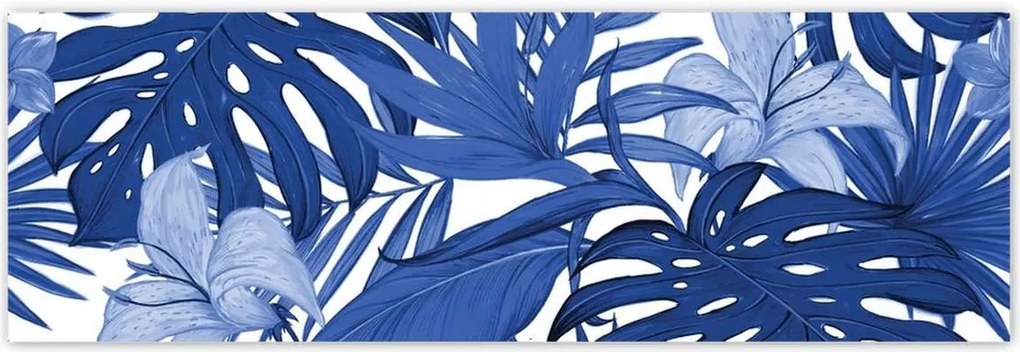 Poszterek 200x66 Classic Blue Monstera