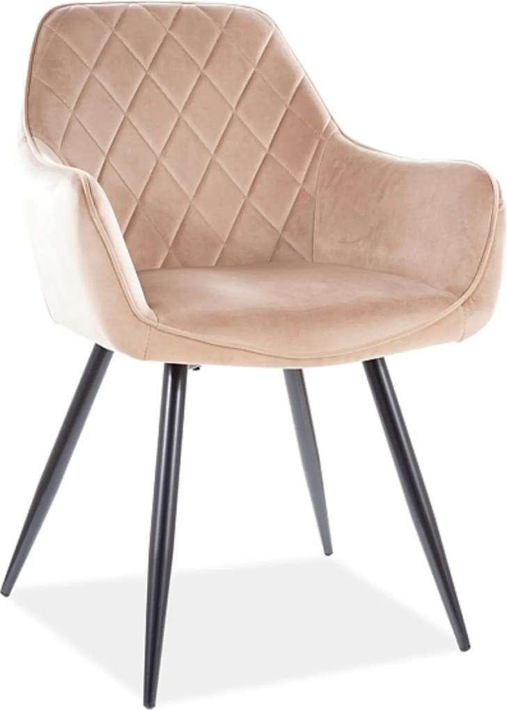 Steppelt konyhai szék velvet étkezőbe, konyhába modern bézs Linea