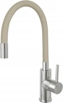 Ferro Mosogató Csaptelep Zumba Inox, Bézs, Rugalmas Kifolyócső