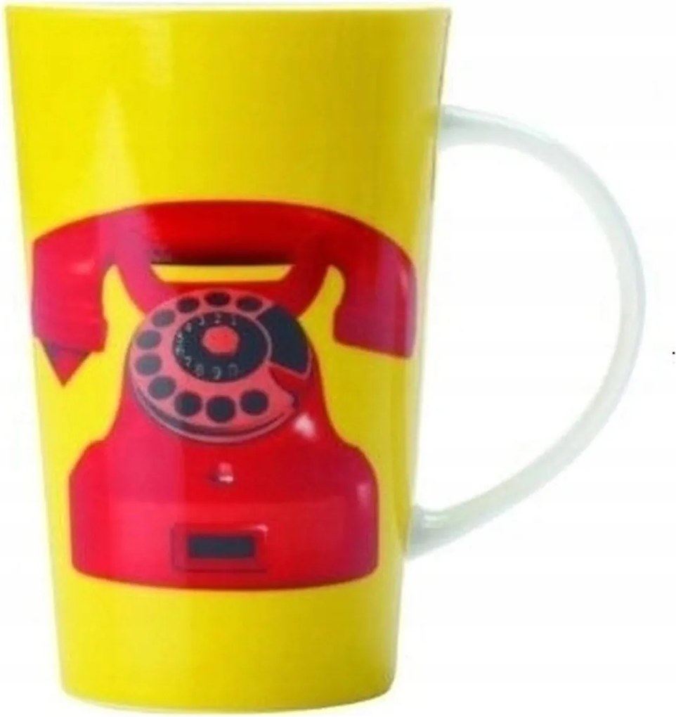Dial Tone bögre, 420 ml, sárga