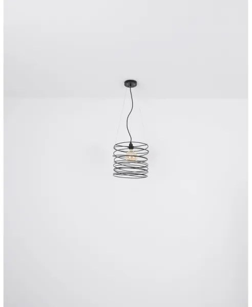 Globo 15640H - TILLY kábelen függesztett függőlámpa 1xE27/60W/230V fekete