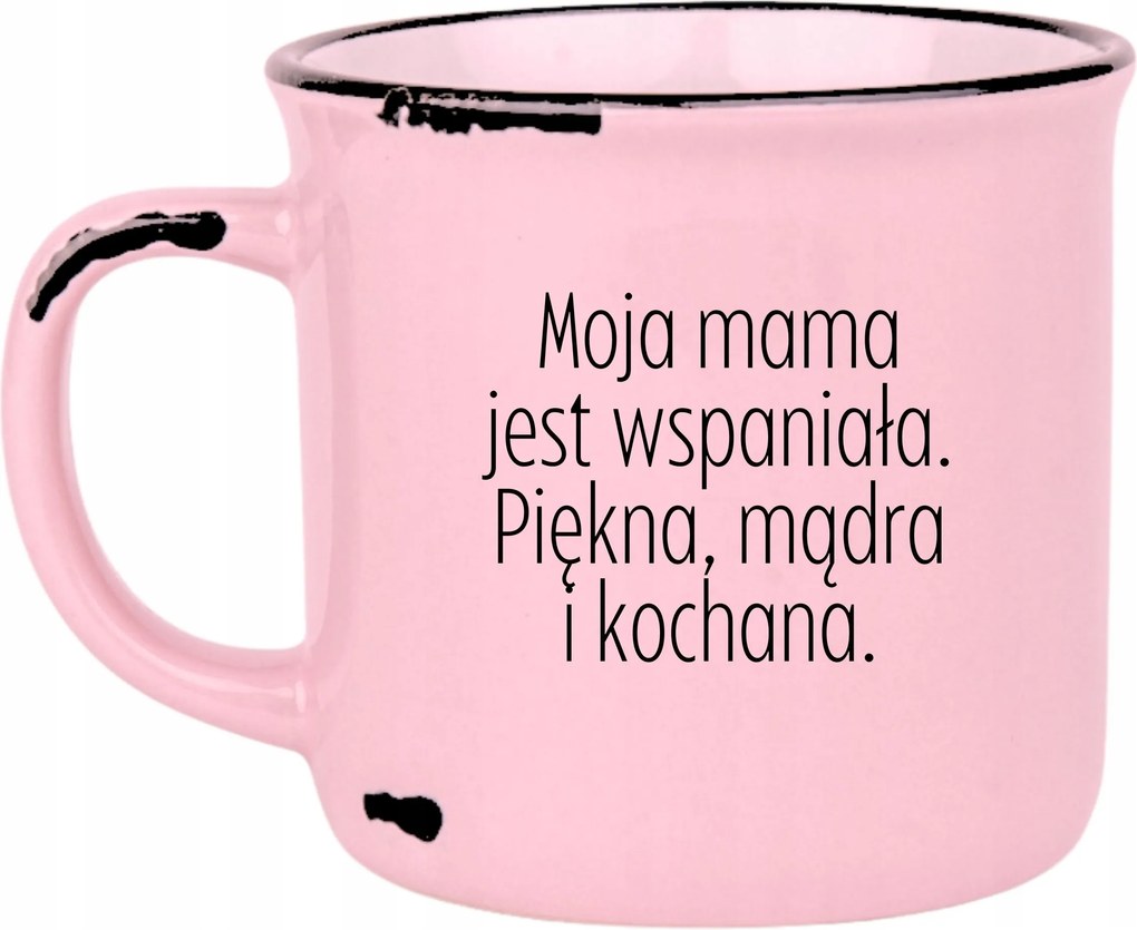 Bögre Rózsaszín Retro Ajándék Vicces Anyák Napja Anyukám Csodálatos