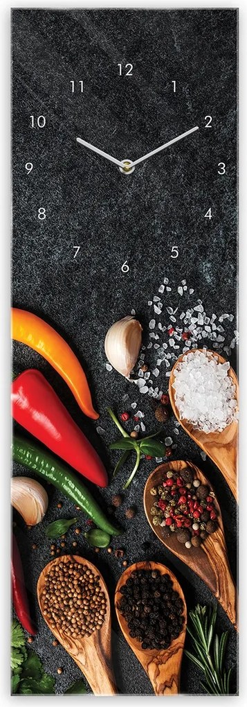 Üveg falióra konyha loft 60x20