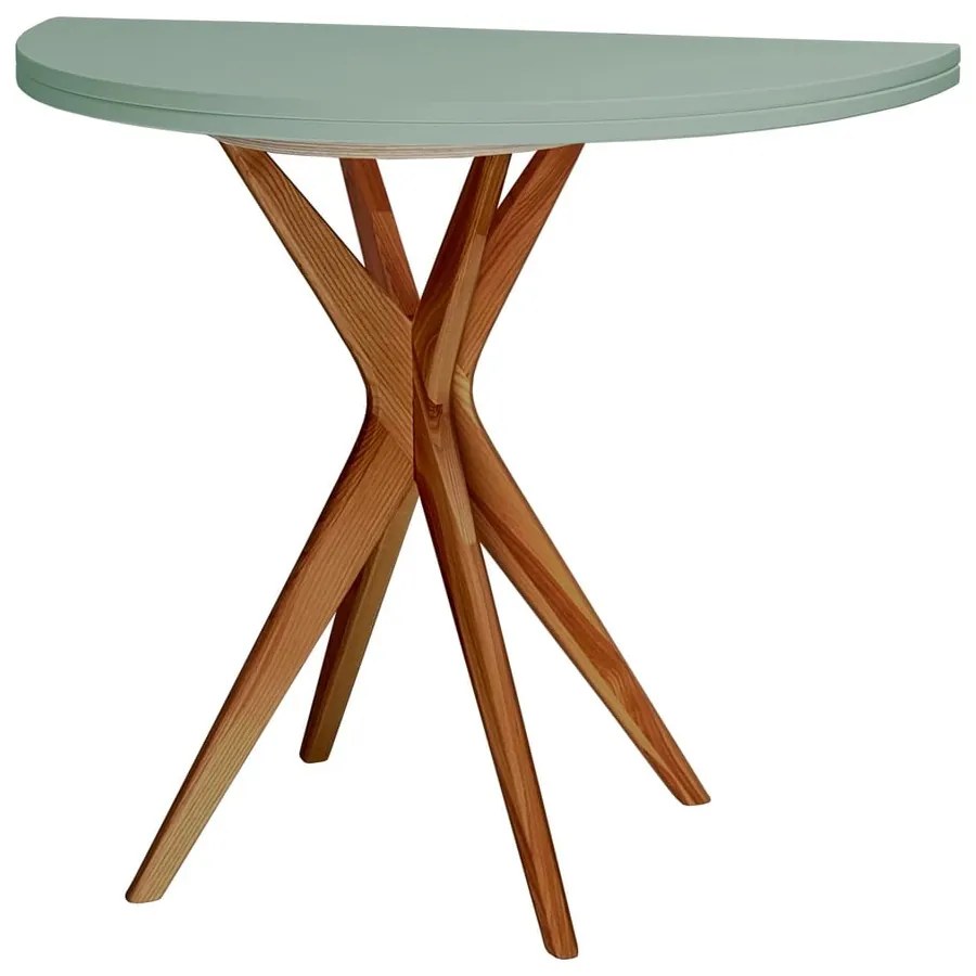 Kerek bővíthető étkezőasztal 45x90 cm Jubi – Ragaba