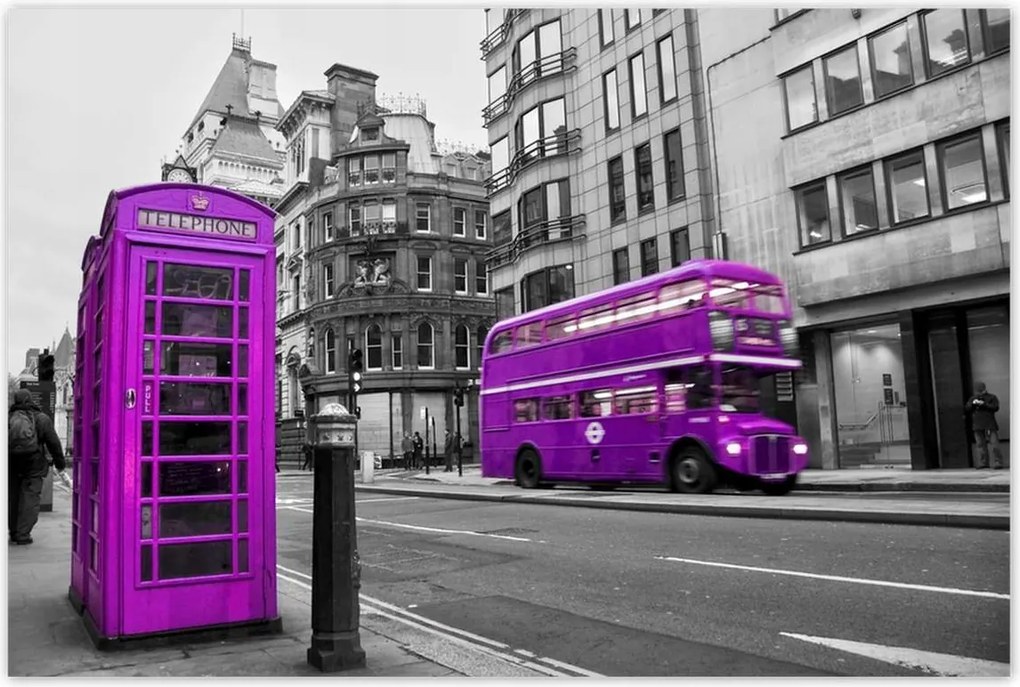 Poszterek 120x80 London busz