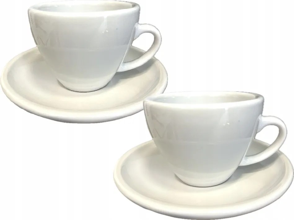 Porcelán csészealj szett 4 részes, 250 ml