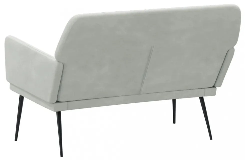 világosszürke bársonypad 108 x 79 x 79 cm