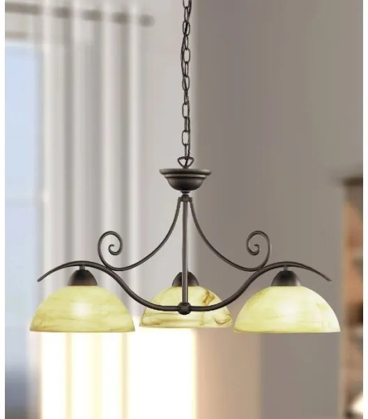 Wofi 5128.03.09.0000 - Csillár láncon LACCHINO 3xE27/60W/230V