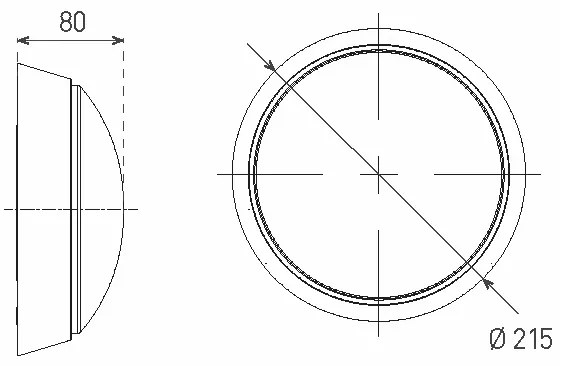 LED Kültéri fali lámpa LED/14W/230V IP54 fehér