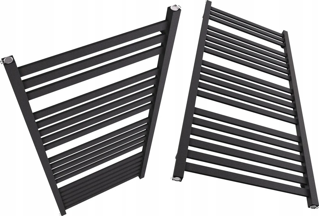 Fürdőszobai Radiátor Imp 750/430 Fekete Struktúra