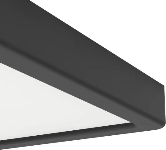 Eglo 901329 - LED fürdőszobai mennyezeti lámpa FUEVA LED/10,5W/230V 22x22cm IP44 fekete