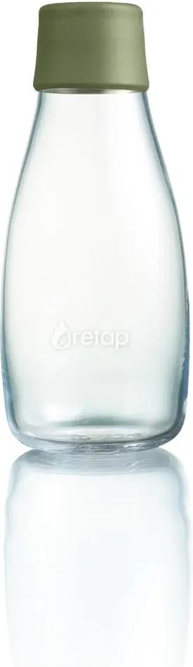 Sötétzöld üvegpalack élettartam garanciával, 300 ml - ReTap