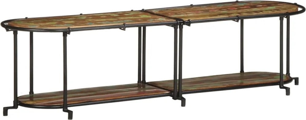 vidaXL tömör újrahasznosított fa TV-szekrény 160 x 42 x 40 cm