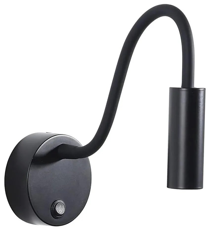 Zambelis 22049 - LED flexibilis lámpa LED/3W/230V CRI90 fekete