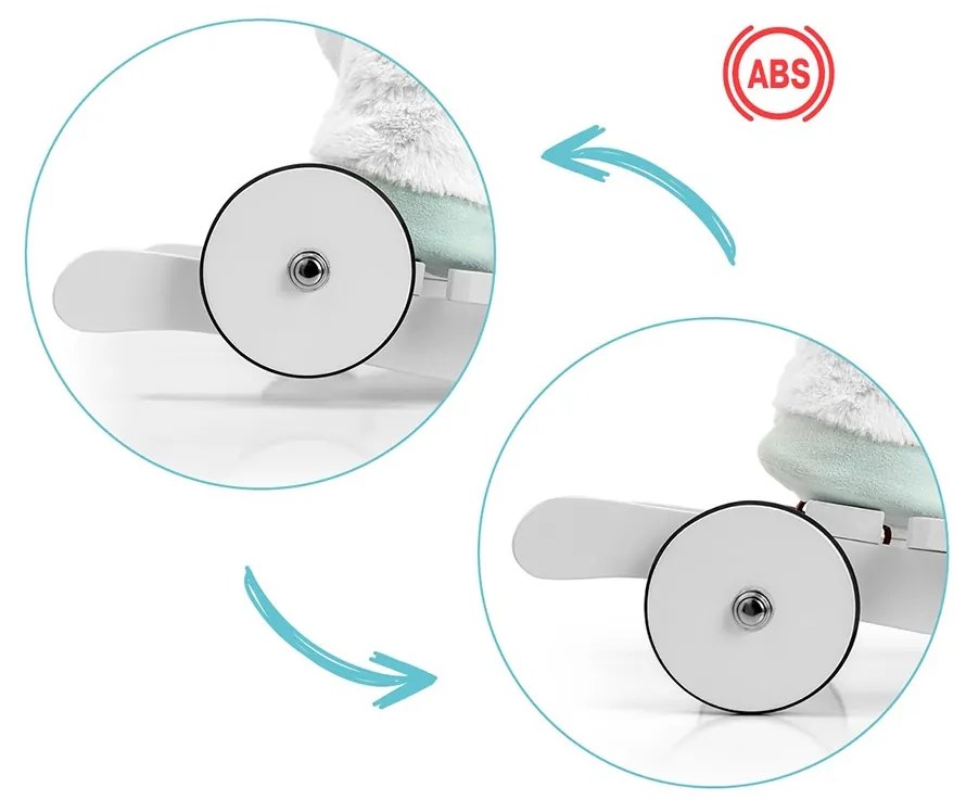 Ringató hinaló dallammal és kerekekkel Milly Mally Polly Unikornis