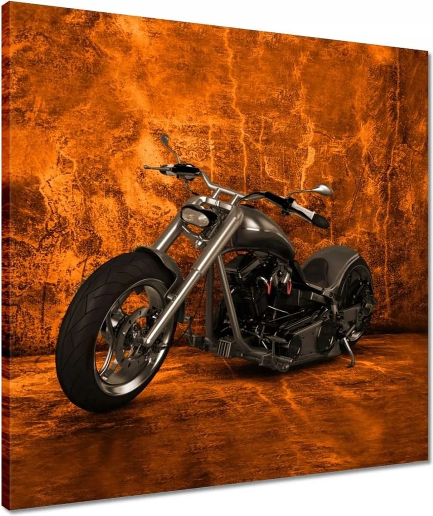 Vászonkép 50x50 Chopper motorkerékpár