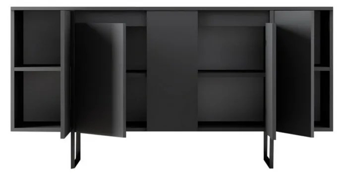 Luxe Anthracite and Black szekrény