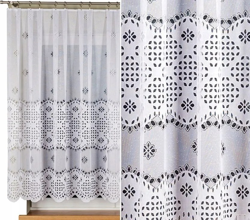 Jacquard függöny mintás 18999, 300x150cm egyenes (kész) szegéllyel