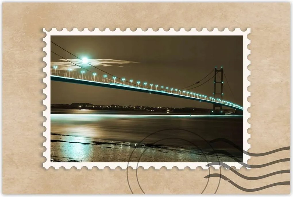 Poszterek 60x40 Kék hídfények