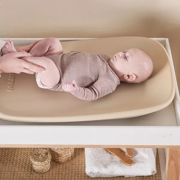 Nattou - Pelenkázó alátét SOFTY 50x70 cm bézs
