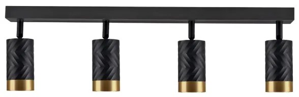 Spotlámpa ARRAS 4xGU10/10W/230V fekete