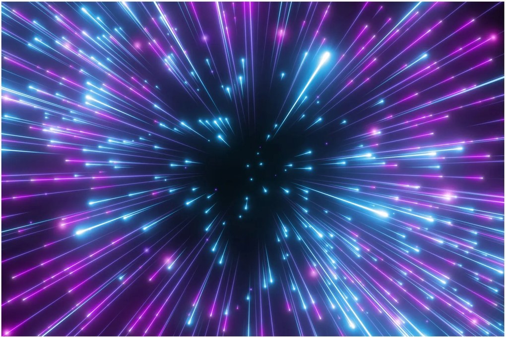 Kép - Neon tér (90x60 cm)